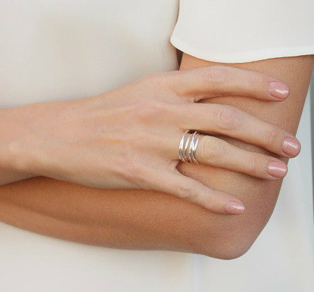 Multi Wrap Silver Ring – Rebecca Hook Jewelry